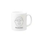 メガネボウズのメガネボウズ Mug :right side of the handle