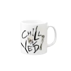 CHILL ON YEDIのON KANBAYASHI Mug :right side of the handle