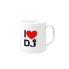 マサミツル商店のアイラブDJ Mug :right side of the handle