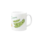 maachan820のGreen soybeans-枝豆- Mug :right side of the handle