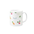 ゆるふあてんしょんの根菜類マグカップ Mug :right side of the handle