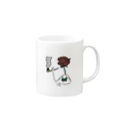 薬味の一時の薔薇さん Mug :right side of the handle