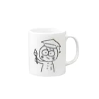 『だ』のお絵描きしそうなひと Mug :right side of the handle