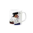 mellowmoood shopのDJ あ Mug :right side of the handle