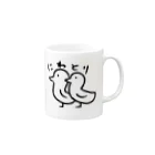 ぎゃらりー☆紫桜のにわとり Mug :right side of the handle