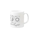 コインランドリー女子のWe are coin laundry girls!! Mug :right side of the handle