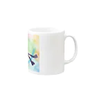 たじんのおみせのlove the  ocean フルカラー Mug :right side of the handle