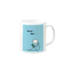 装甲の棒人間シリーズ(READING) Mug :right side of the handle