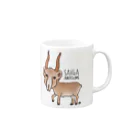 茉莉香｜Marikaのサイガくん｜Saiga Antelope Mug :right side of the handle