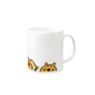 misamisa_ggのうさぎといぬとりす Mug :right side of the handle