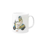 きびもかのスクーター女子 Mug :right side of the handle