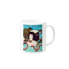 涼木千鶴の死闘！湯けむり女湯の乱 Mug :right side of the handle