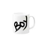 aaaaaymのBOY おとこのこ Mug :right side of the handle