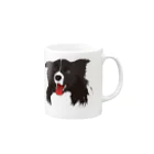 nowhitonの【nina&bart】バート（ドヤ顔） Mug :right side of the handle