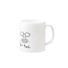 もぐもぐメイのもぐもぐメイ　とーちゃん Mug :right side of the handle