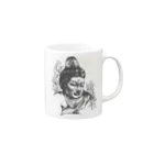 おばあちゃんの仏画屋さんのおばあちゃんの仏画 Mug :right side of the handle