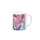 むらいさきのlove  Mug :right side of the handle