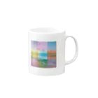 MARCHの浜辺のコラージュ Mug :right side of the handle