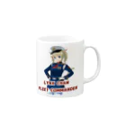 Lynx Highland shopのりんくすちゃん艦隊司令B Mug :right side of the handle