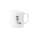 鹿児島ユナイテッドFC SUZURI公式ショップの【KUFC】 TOKUSHIGE-kun GOODs Mug :right side of the handle