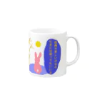 さくらんぼねこの故郷が恋しいのならたまには帰っていいよ Mug :right side of the handle