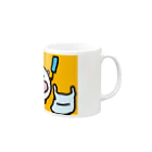 ダイナマイト87ねこ大商会の心置きなくアイスを食うと決心したねこです Mug :right side of the handle