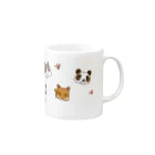 CAFE O MILKのいろんな動物せいぞろい Mug :right side of the handle