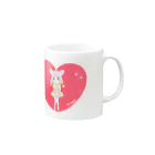 ふぁんしぃ★わぁるどのゆめかわうさぎ Mug :right side of the handle