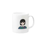 ましゅまろのミズタマガール Mug :right side of the handle