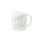 HAPPY 2016のHAPPY 2016正月 グッズ FRESH GREEN Mug :right side of the handle