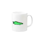 ポムストアのワニコさん Mug :right side of the handle