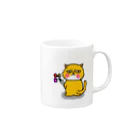 まるみのショップのブサカワにゃんこ Mug :right side of the handle