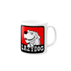 LAZY DOG ＣＯＭＰＡＮＹのlazydog マグカップの取っ手の右面