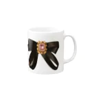 💜Salon de Lucia💜のBijoux Ribbon Mug :right side of the handle