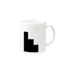 Jiminのblock Mug :right side of the handle