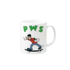 people with soulsのパウ君 collection Mug :right side of the handle