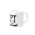 叉紋堂の涅槃（ねはん） Mug :right side of the handle