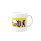 ダイナマイト87ねこ大商会のうなぎの蒲焼きを立てまくるねこです Mug :right side of the handle