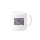 Hana Sungo　はなさんごのHand weaving-Blue Mug :right side of the handle