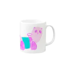 NIKORASU GOのユメカワパンダカー Mug :right side of the handle