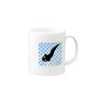 𝑺𝑯𝑰𝑩𝑼𝒀𝑨鰻botの渋谷うなぎ(泳) Mug :right side of the handle