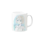 chicodeza by suzuriの可愛い女の子 Mug :right side of the handle