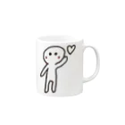 yu-xlahのまるちゃん Mug :right side of the handle