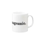 もろこしのmunagramic. Mug :right side of the handle