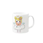 *ଘ 大天使はくたろちょんの*ଘはくたろちゃんまぐかっぷ Mug :right side of the handle