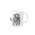 元祖鰯系男子ユッキーくんのお店の鰯系男子ユッキーくんマグカップ Mug :right side of the handle