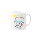 PNKのHappyくん Mug :right side of the handle