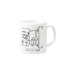 東高円寺U.F.O.CLUB webshopの大橋裕之 x U.F.O.CLUBオリジナルマグカップ Mug :right side of the handle