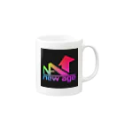 NewAgeGroupのNew Age Group ロゴグッズ ver1 マグカップの取っ手の右面