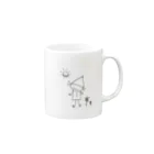 Loose and cuteのオリキャラシンプル Mug :right side of the handle